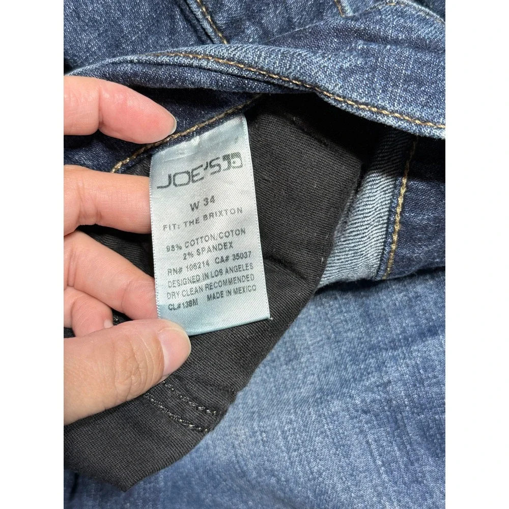 Joe's Jeans The Brixton Mens Size 34 Blue Excellent Condition Straight Narrow‎
